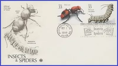 USA5 #3351i U/A PCS ARTCRAFT FDC STR2  Insects And Spiders Velvet Ant • $2.95