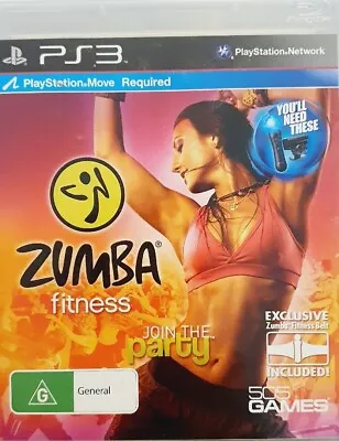 Zumba Fitness Game And Belt PS3 Playstation 3 Like New ✨🇦🇺 • $7