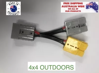 $21.39 • Buy Yellow - Grey Anderson Style Plug Connector Double Y Adaptor 6MM Auto Cable