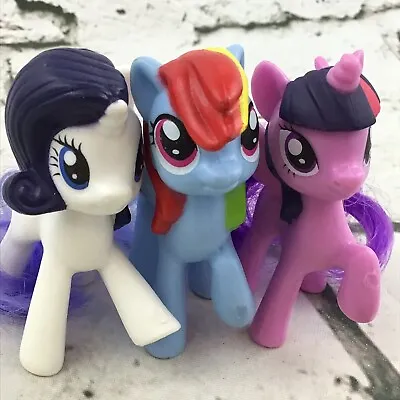 My Little Pony G4 Figures Lot Rarity Twilight Sparkle Rainbow Dash McDonalds #5 • $10.20