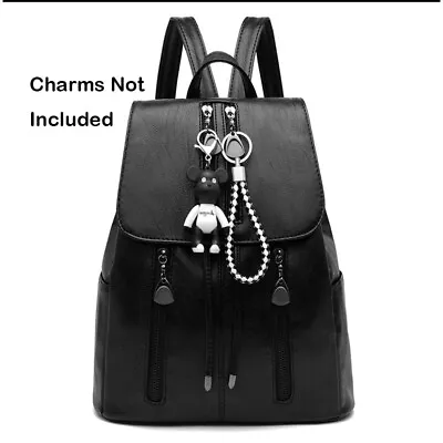 Backpack Women Fashion Pu Leather  Small Purse School Shoulder Bags Girl HandBag • $19.99