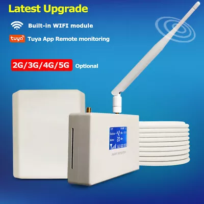 New Upgrade 3G 4G 5G Signal Booster For Home GSM Repeater Tuya App Monitoring • $53.35