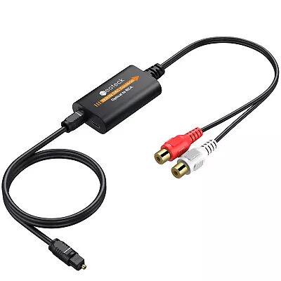 Neoteck 192KHZ DAC Converter SPDIF To Digital RCA Optical Cable Audio Amplifier • £14.02