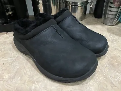 Merrell Leather Mens / Women Encore Chill 2 Black Loafers / Slip On Sheepskin • $49.99