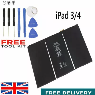 £14.39 • Buy Replacement Battery For IPad 3 / 4 11560mAh A1458  A1459  A1460 A1430  A1403