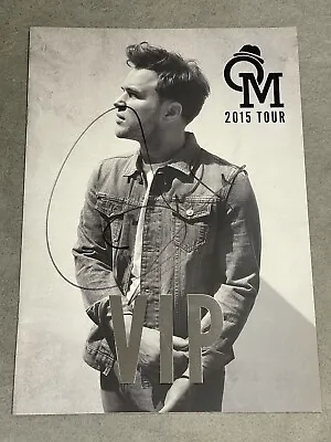 OLLY MURS Signed VIP 2015 Tour Large Programme  • £20