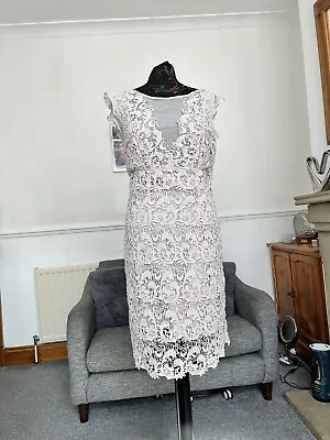 £10.50 • Buy Mint Velvet Crochet Dress Size 16