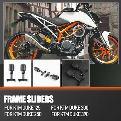 Frame Slider Pad Falling Crash Protector For KTM DUKE 125 200 250 390 2017-2023 • $51.81