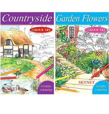 Adult  Mind Relaxing Colouring Book Books Stress Relief Colour Therapy ALL AGES • £4.39