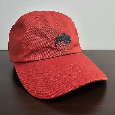 Eddie Bauer Hat Adult Red Buffalo Strapback Hat Cap Outdoor Cotton • $13.32