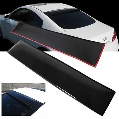 For G35 03-06 Coupe Tape On Smoke Rear Roof Window Visor Vent Deflect Spoiler • $58.99