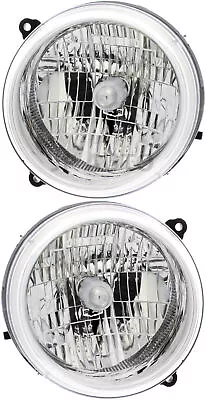 For 2002-2003 Jeep Liberty Headlight Halogen Set Driver And Passenger Side • $81.56