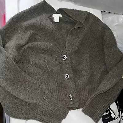 H&M Sweater Women School Oversized Grey • $3.50