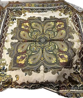 Hand Woven Middle Eastern / Persian Style Square Tapestry Sales Tag Vintage Rare • $55