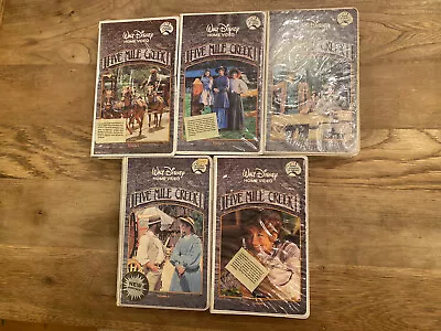 Vtg Walt Disney Five Mile Creek Volumes 1-5 Vhs Clambshell • $50