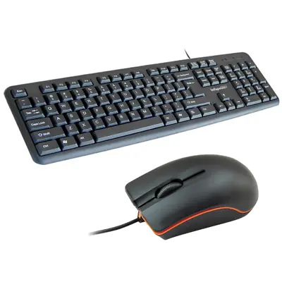 £9.98 • Buy Infapower Full Size Wired Keyboard & Mouse Set Tilt Legs, Windows/mac - X203