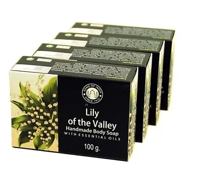Herbal Soap Lily Of The Valley With Essential Oils Song Of India 100g • £3.20