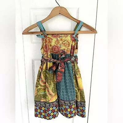 Matilda Jane Leona Dress You And Me Scottie Dog Apron Dress Size 4 • $24