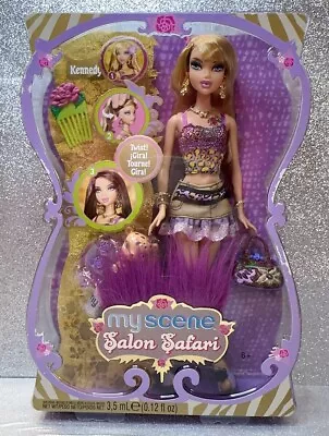 Barbie My Scene Junglicious Salon Safari Kennedy Doll Twist Hair Zebra Tattoo • $218.09