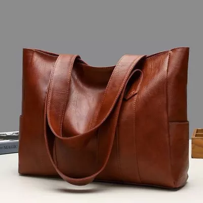 Square Shape PU Leather Bag PU Shoulder Bag New Vintage Handbag • $23.36