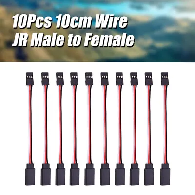 10Pcs Servo Extension Lead Wire Cable For RC Futaba JR Male To Female Connector • $6.84