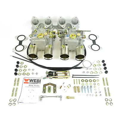 GENUINE Twin Weber 45DCOE Carburettor Carb Manifold Linkage  Kit VW Golf 16v • $1615.11