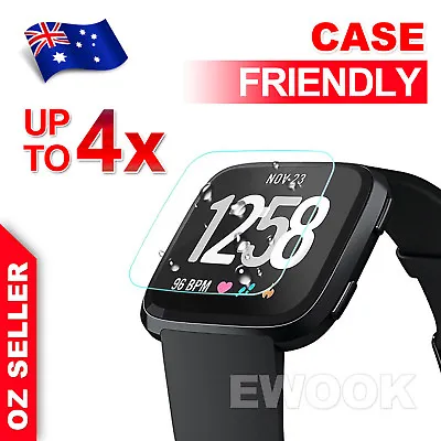 2x/4x For Fitbit Versa Screen Protector 9H Tempered Full Coverage Glass Guard • $3.75
