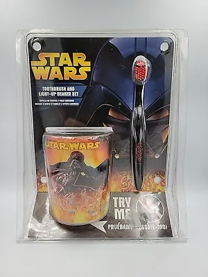 Star Wars Darth Vader Toothbrush And Light-up Beaker Set Selling As Is  • £12.54