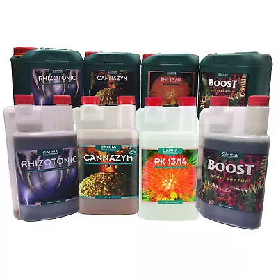 £9.75 • Buy Canna Boost Full Range Additive Rhizotonic Cannazym PK 13/14 250ml 1L 5L Garden