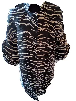 Bnwt   Coast   Zebra Jacquard Coat Jacket  / Wedding / Cruise Size 14   Rrp £149 • £12.99