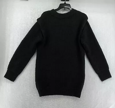 Vero Moda Women's Daisy 10233576 Black Long Sleeve Pullover Sweater Size Medium • $19.99