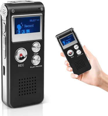 £32.82 • Buy 16GB Digital Voice RecorderDictaphone, Audio Tape Recorder, Mini Voice Activated