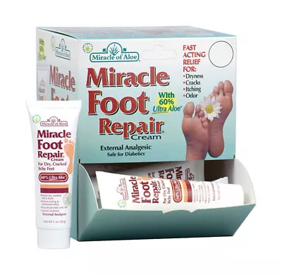 Miracle Of Aloe Aloe Foot Gel 1 Oz 12 Pk (12-PACK) • $59.88