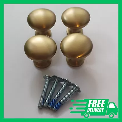 10006309 X 4 (119976) IKEA LOMMARP KNOB GOLD • £9.99