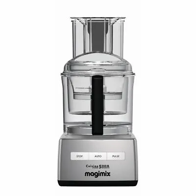 Magimix 5200XL Food Processor 18591 Stainless Steel Single Speed & Pulse - 3.7L • £389.99