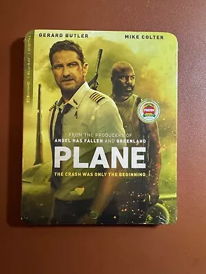 PLANE  4K UHD + DIGITAL + Slip Cover BRAND NEW. • $18