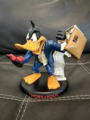 Disney Vintage Daffy Duck Workaholic Figure Warner Bros Flawed See Description • $120.49
