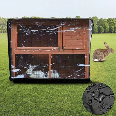 Bunny Rabbit Hutch Cover Outdoor Waterproof Small Pet Crate Cover UV Resistant • $14.29