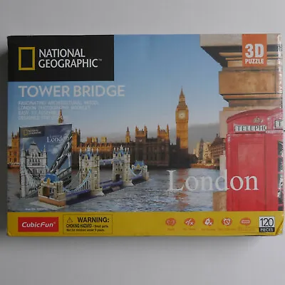 National Geographic London Tower Bridge 3D Puzzle Architectural Model *NEW*  #B1 • £16.99