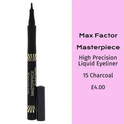 Max Factor Masterpiece High Precision Liquid Eyeliner - 15 Charcoal • £4