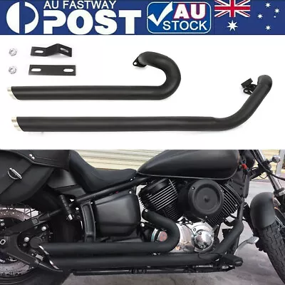 Shortshot Staggered Exhaust Muffler Pipes Baffles For Yamaha V Star 1100 XVS1100 • $380