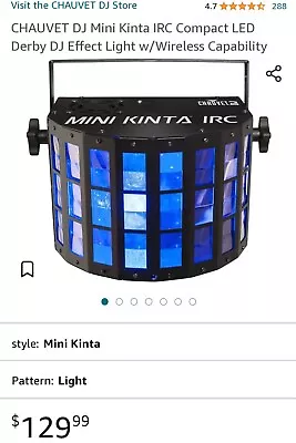 Chauvet MINI KINTA IRC Compact LED Effect Light Fixture • $100