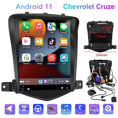 9.7  Android 11 Stereo Radio GPS Head Unit Carplay For Chevrolet Cruze 2008-2014 • $244.99