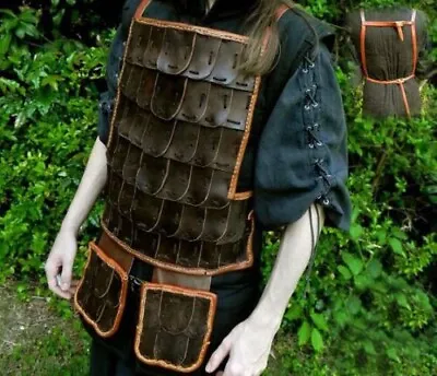 Halloween Celtic Medieval Viking Leather Breastplate SCA Larp Cospaly Armor • $220.49