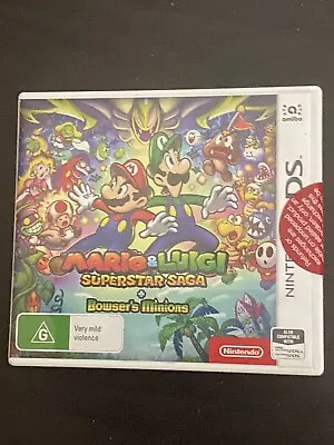 Mario & Luigi Superstar Saga + Bowser’s Minions - Nintendo 3DS AUS PAL BRAND NEW • $299.99