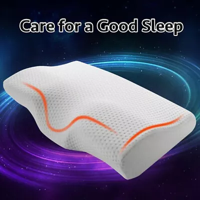 Cervical Memory Foam-Pillow For Neck And Shoulder PainErgonomic Orthopedic • £6.99