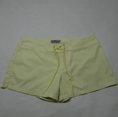 Volcom Junior Size 7 Miss Modulator Volcomstone Board Shorts Yellow • $7.99