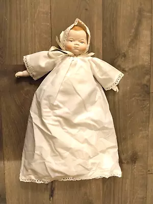Vintage Porcelain Bisque SHACKMAN Baby Doll Original Dress Bye Lo Baby Doll 14  • $22.46