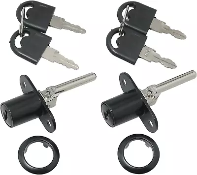 2PCS Drawer Lock Cabinet Lock Core With Key Desktop File Suitable For Wardrobes  • $23.99