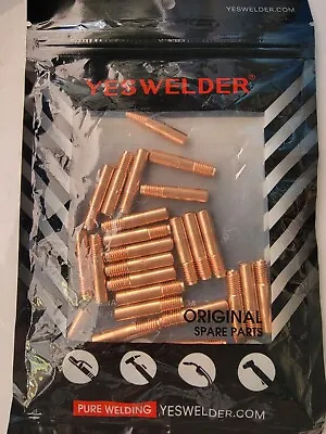 YESWELDER 25-pk MIG Welding Contact Tip 11-35 (0.035 ) For Lincoln Tweco MIG Gun • $14.55